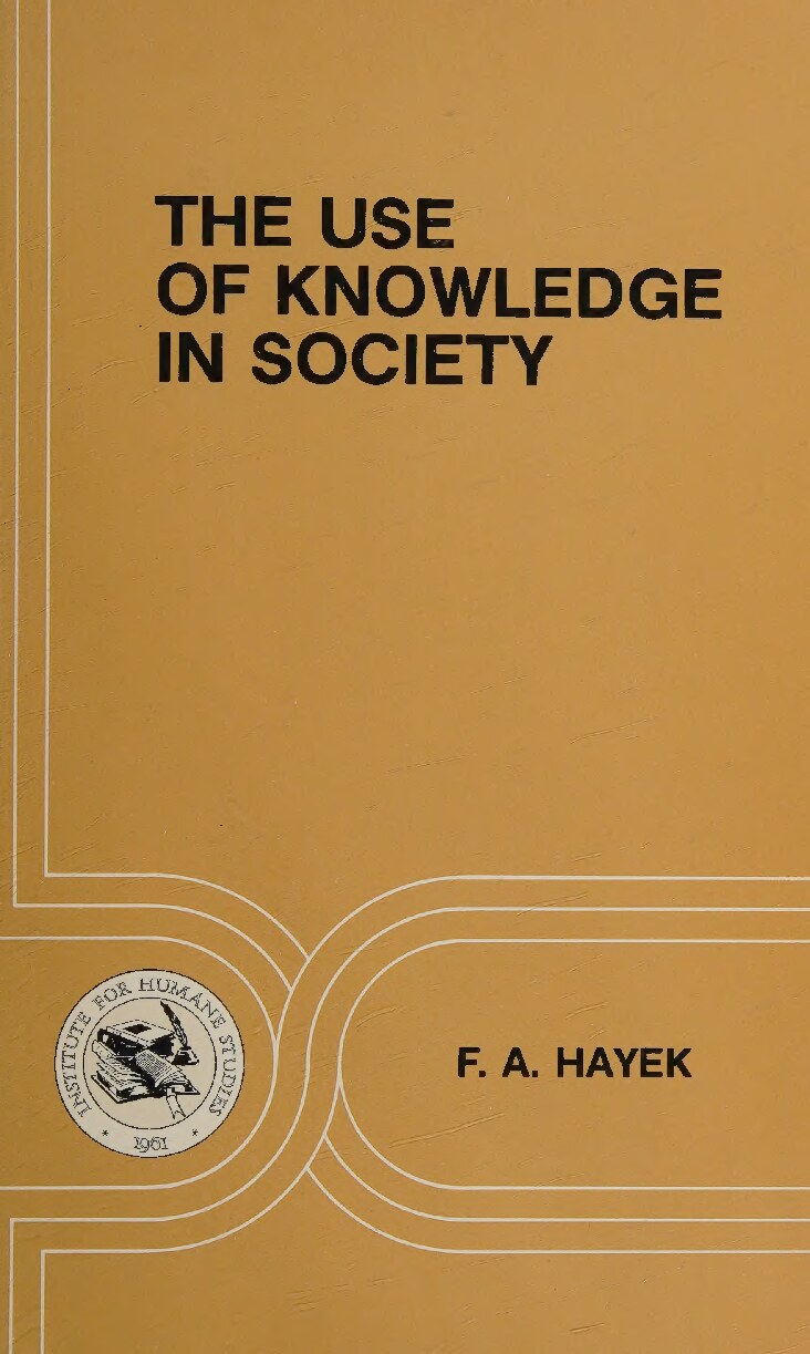the use of knowledge in society