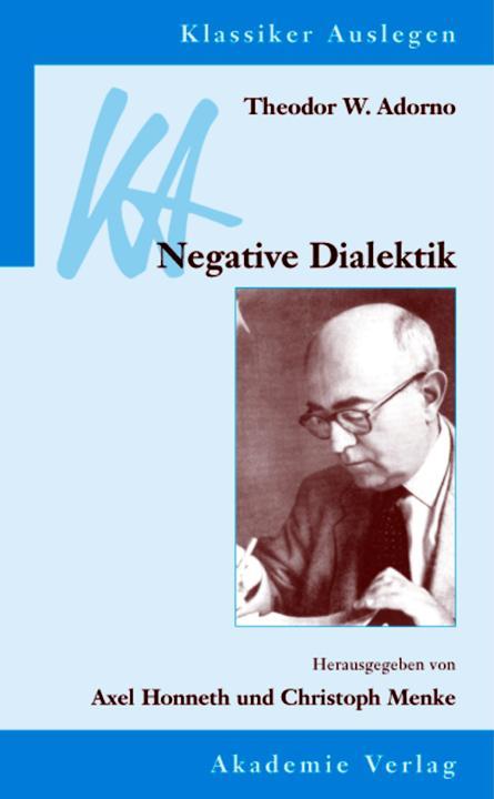 Theodor W. Adorno: Negative Dialektik (B005I48QKO)