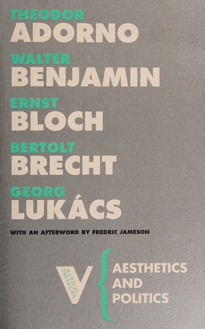 Aesthetics and politics 